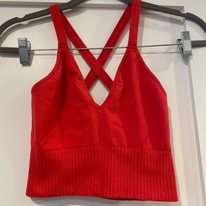 Fp movement red sports bra brami